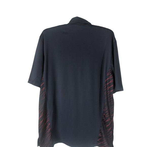 Under Armour Polo M Loose Fit Blue West Virginia Short Sleeve Golf Athletic - Picture 5 of 7